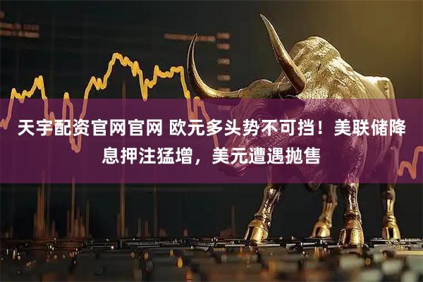 天宇配资官网官网 欧元多头势不可挡！美联储降息押注猛增，美元遭遇抛售