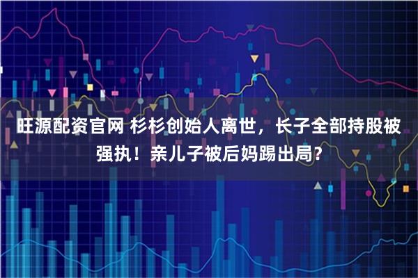 旺源配资官网 杉杉创始人离世，长子全部持股被强执！亲儿子被后妈踢出局？