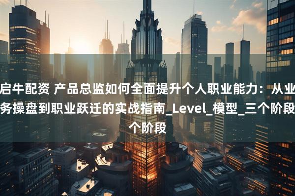 启牛配资 产品总监如何全面提升个人职业能力：从业务操盘到职业跃迁的实战指南_Level_模型_三个阶段