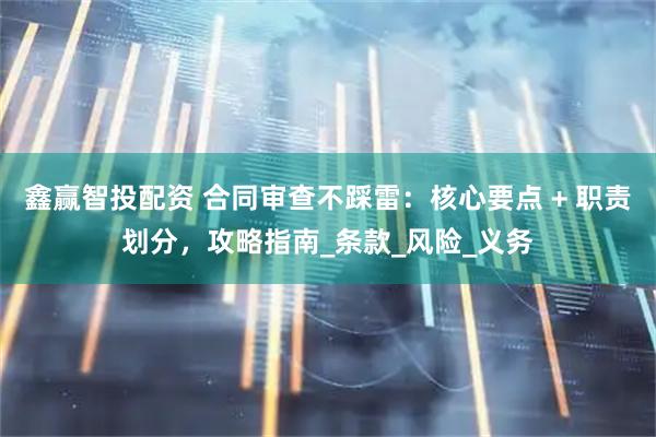 鑫赢智投配资 合同审查不踩雷：核心要点 + 职责划分，攻略指南_条款_风险_义务