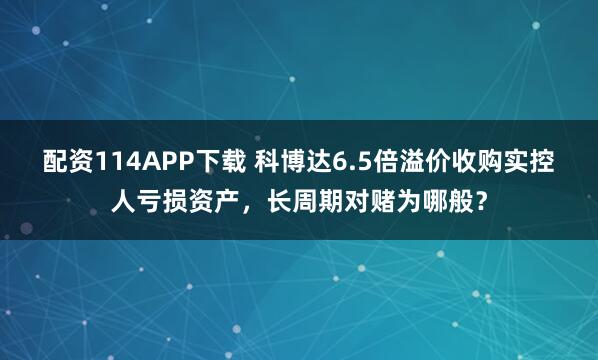 配资114APP下载 科博达6.5倍溢价收购实控人亏损资产，长周期对赌为哪般？